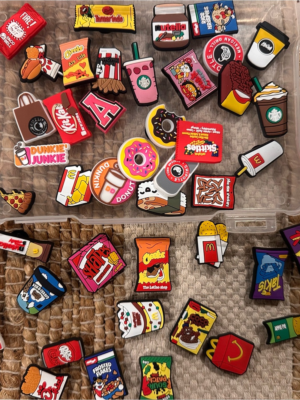 Croc Clog Charms-Assorted Fast Food & Snack Themed Charms - Multicolor
